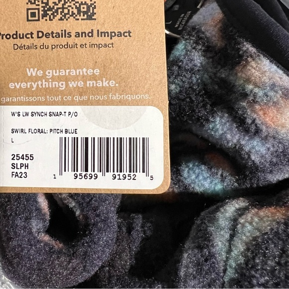 New with Tag Patagonia synchilla women pullover sweater size L available - Picture 5 of 8